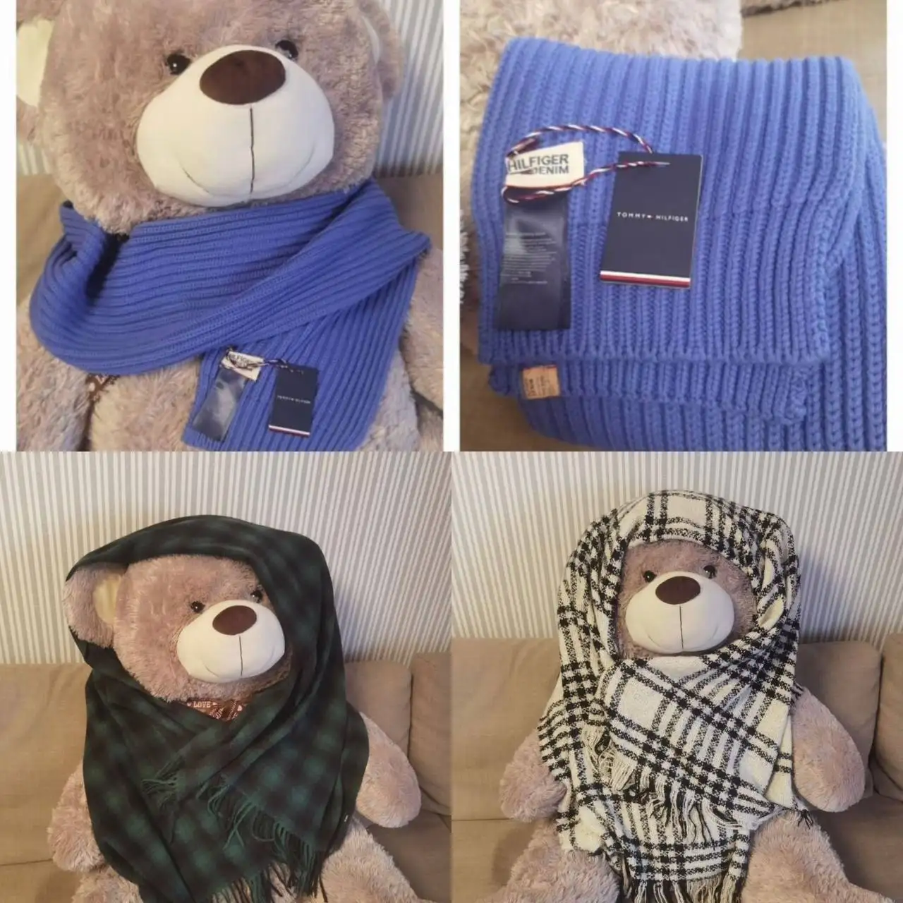 Шарфы, шапки, перчатки пакетом - Аксессуары (Одежда) в Томск