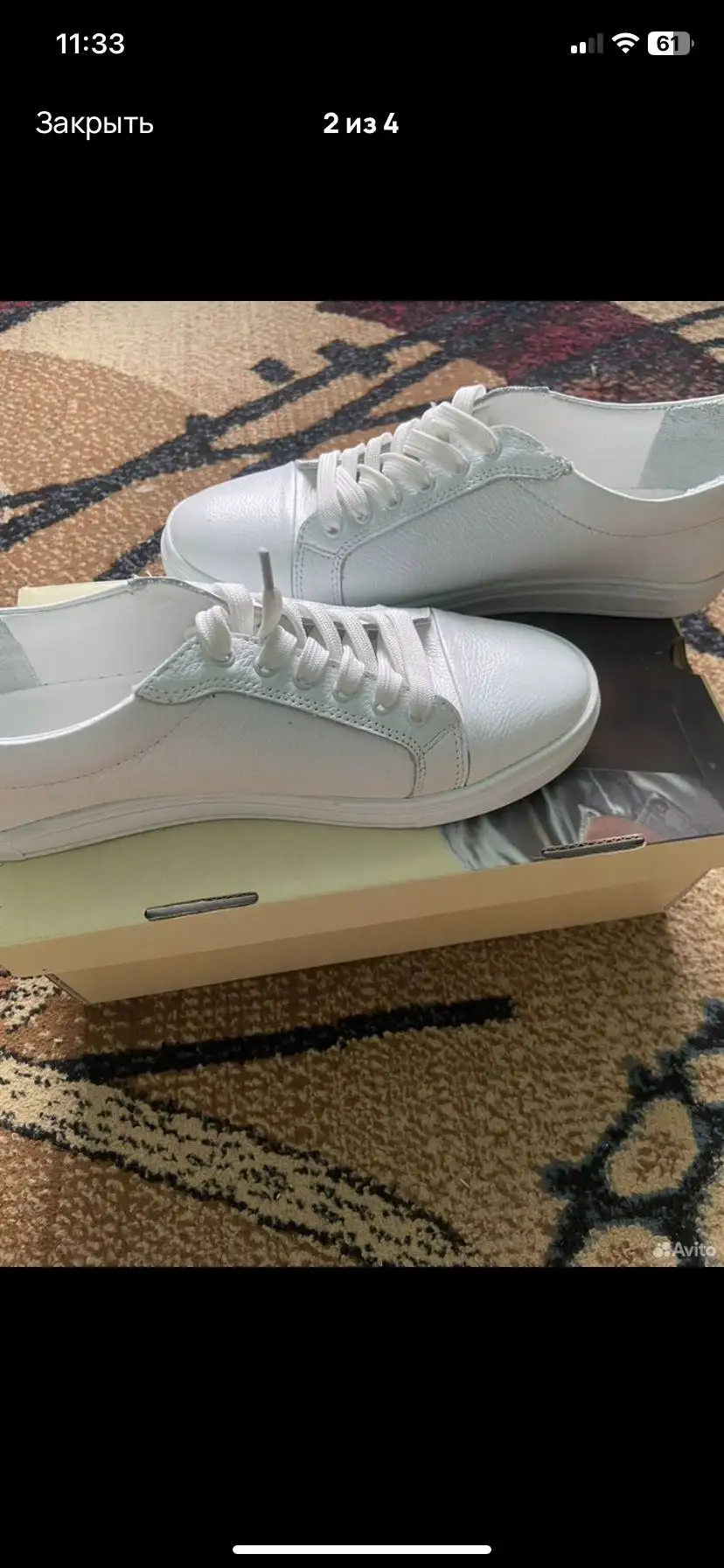 Белые кеды Alessio Nesca размер 41 - Обувь (Одежда) в Томск