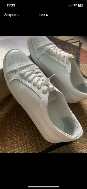 Белые кеды Alessio Nesca размер 41 - Купальники в Томск