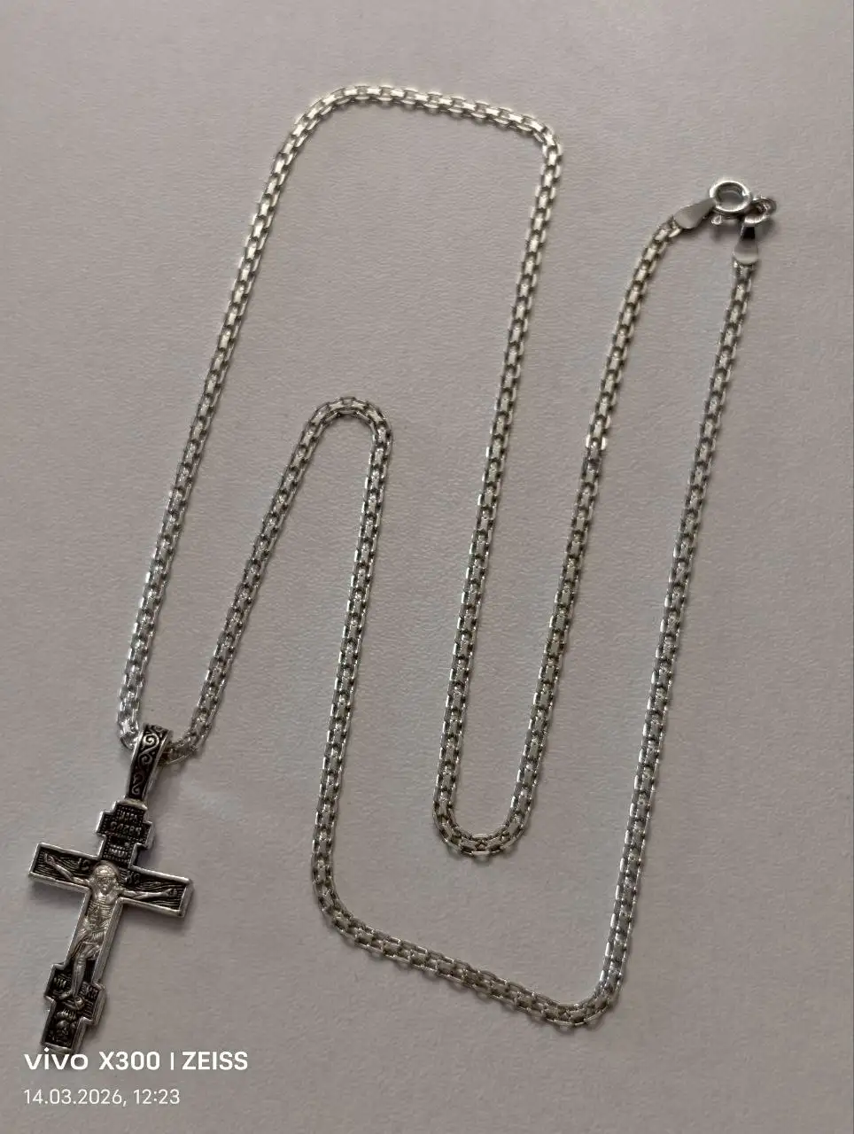 Продам цепь с крестом из серебра 925 пробы - Барахолка в Томск