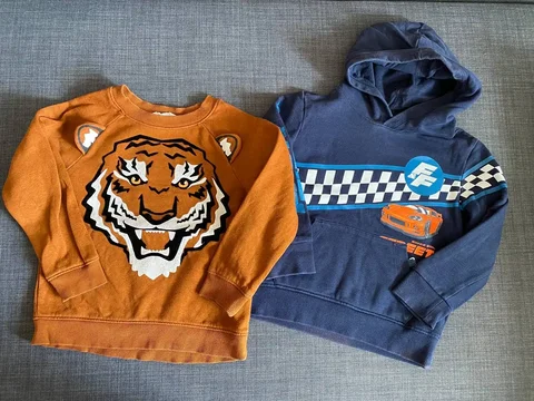 Продажа детской одежды H&M: тигр и толстовка - Велоспорт и самокаты в Томск