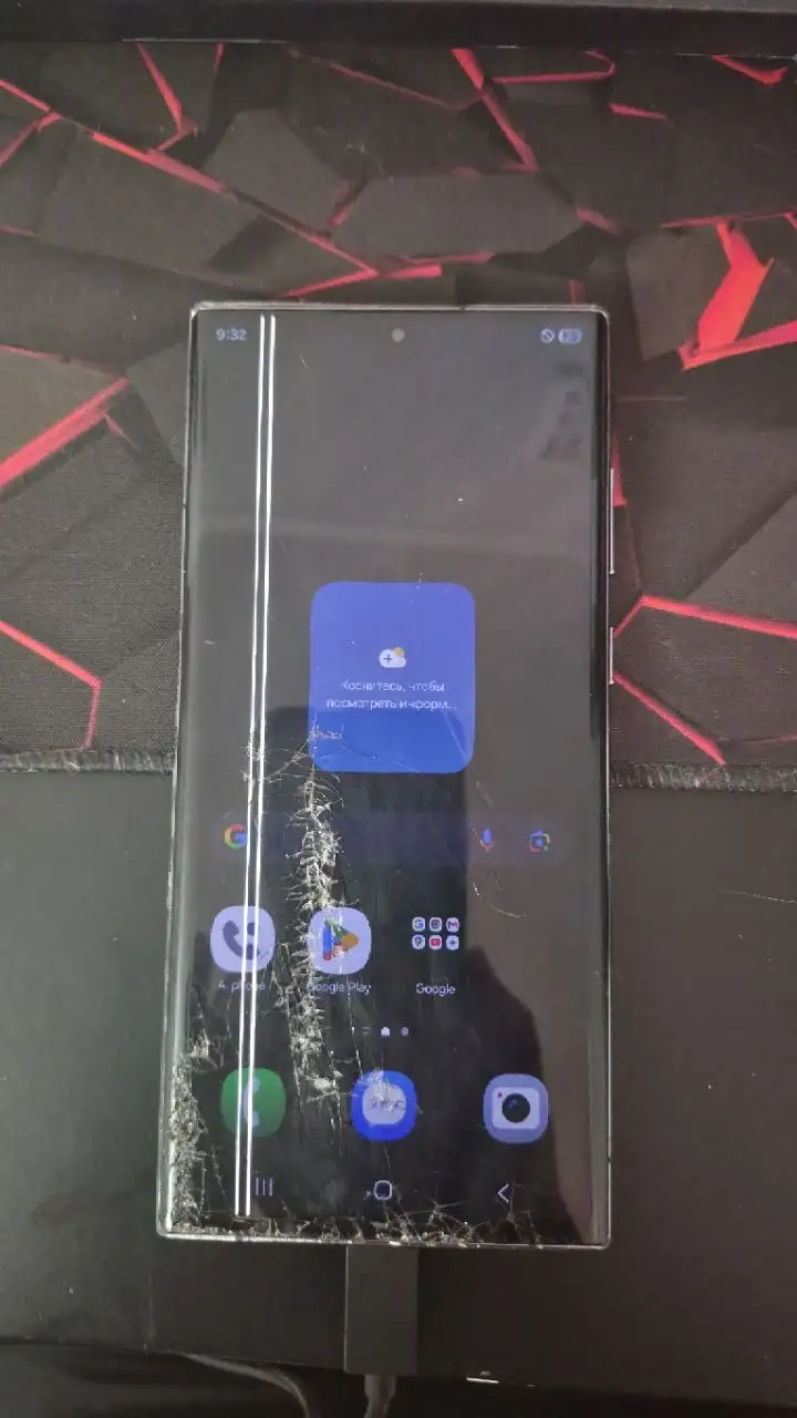 Samsung Galaxy S22 Ultra с разбитым экраном - Смартфоны и гаджеты (Электроника) в Томск