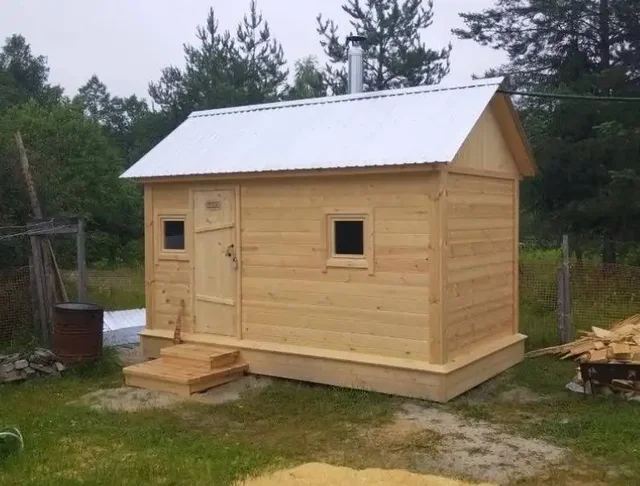 Каркасная баня 4.2х2.2м под ключ - частное объявление в Арзамас