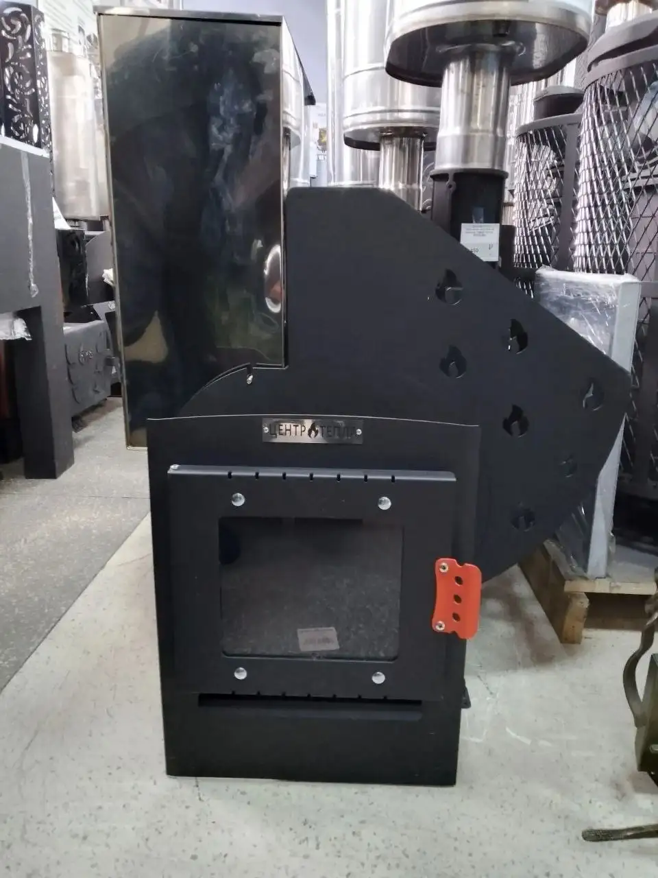 Печь на три помещения из металла 8 мм - Печи и камины (Для дома и дачи) в Барнаул