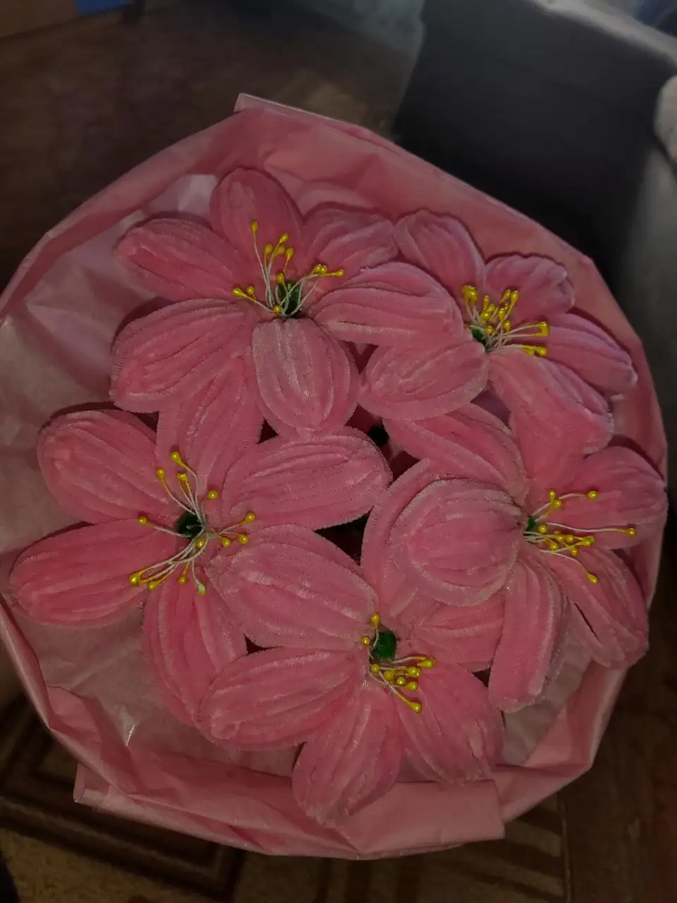 Продам букет лилий из синельной проволоки - Рукоделие (Хобби и отдых) в Барнаул