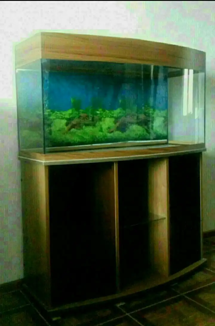 Продам панорамный аквариум 160 литров