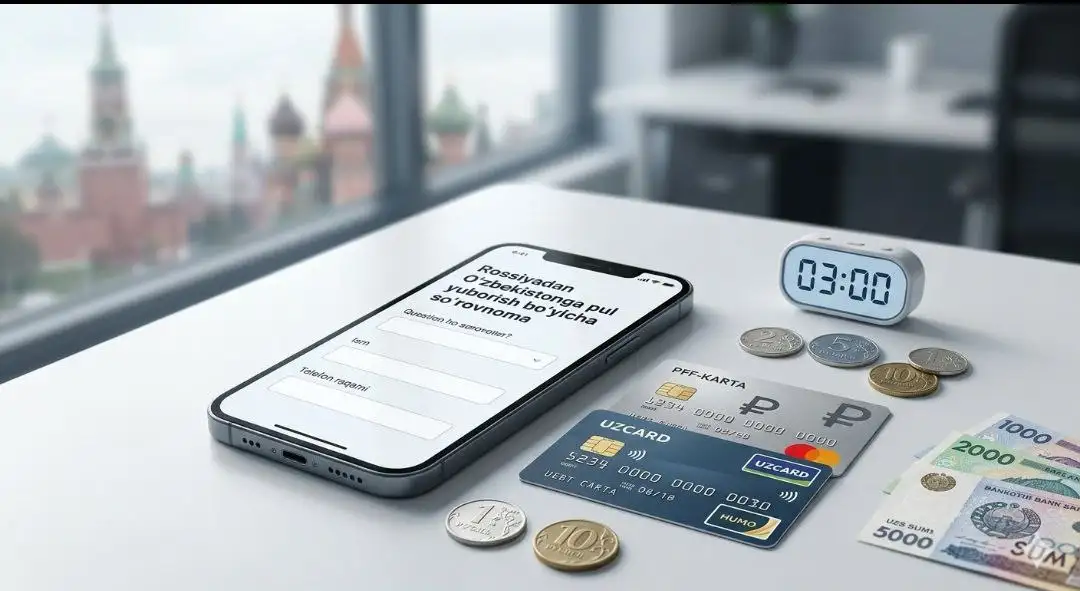 Опрос о переводе денег из России в Узбекистан - Финансовые переводы (Услуги) в Москва