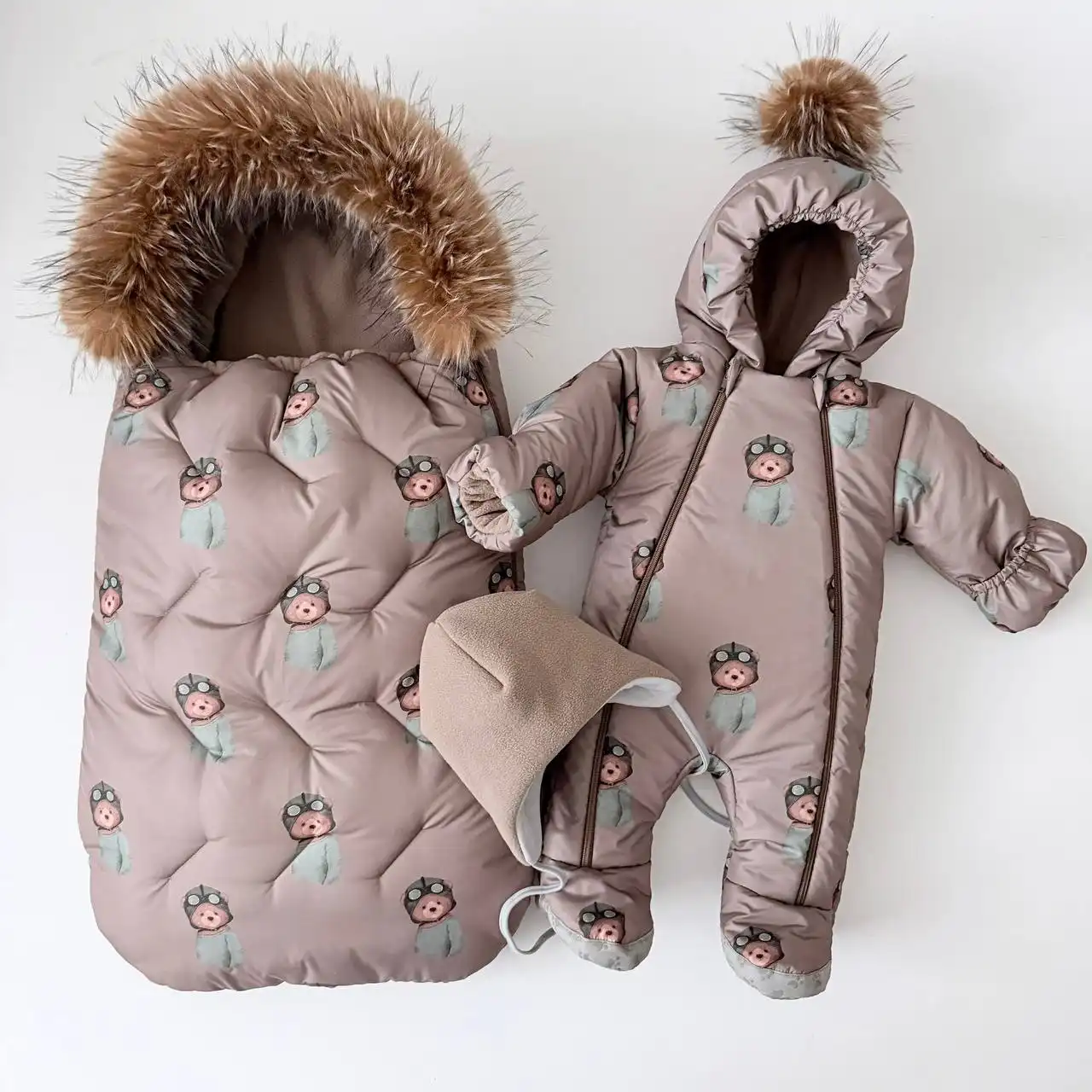 Комплект на выписку «Любимка» для прогулок в холодную погоду