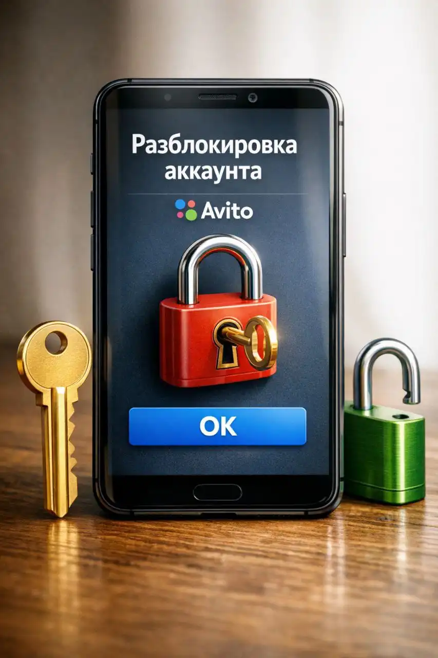 Услуги по восстановлению доступа к заблокированным аккаунтам на Авито