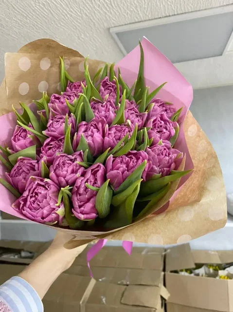 Пионовидные тюльпаны для подарка - Воздушные шары в Ставрополь