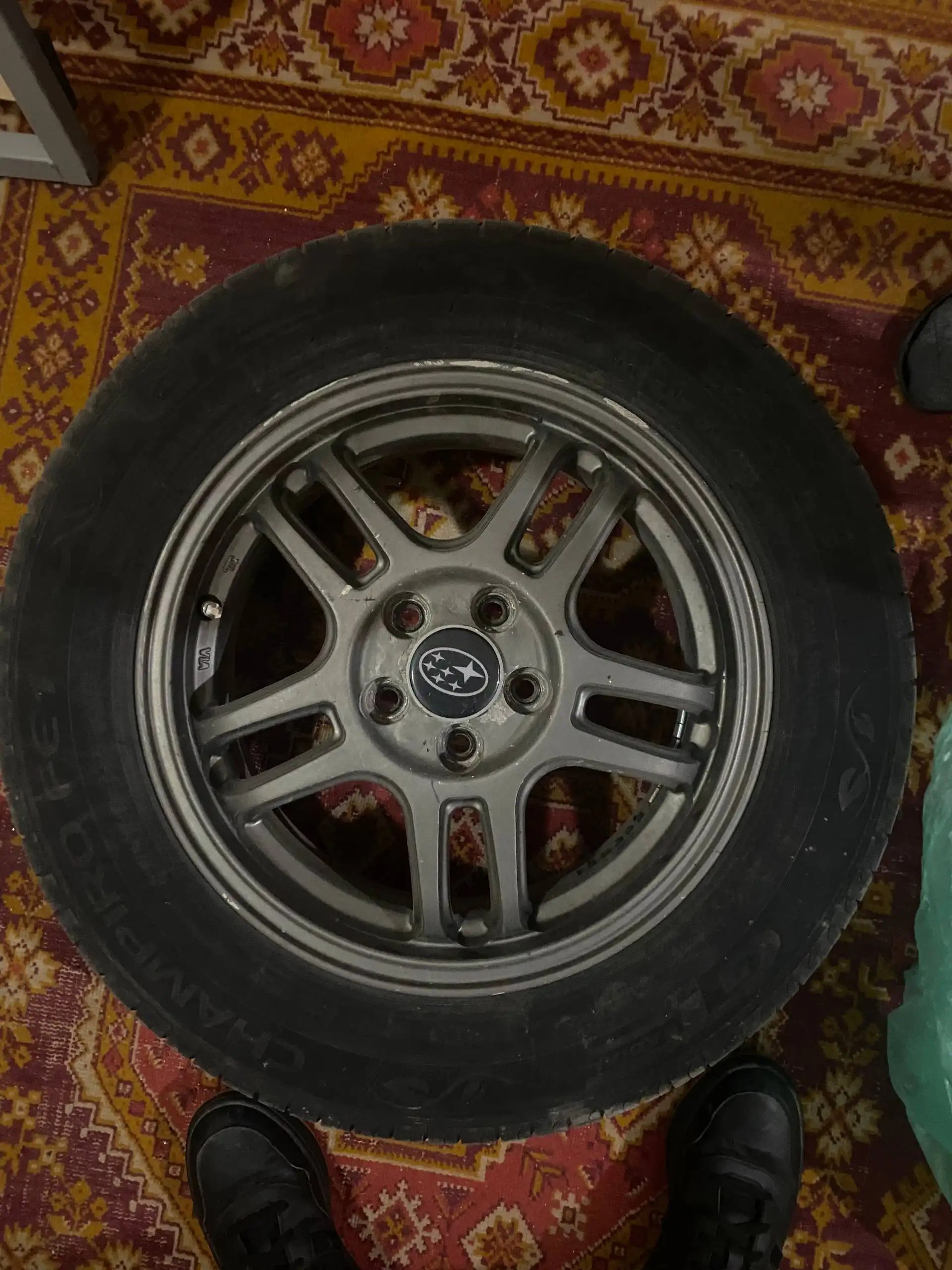 Комплект летних колес 205/60 R15 для Subaru Legacy - Колеса и диски (Запчасти) в Новосибирск