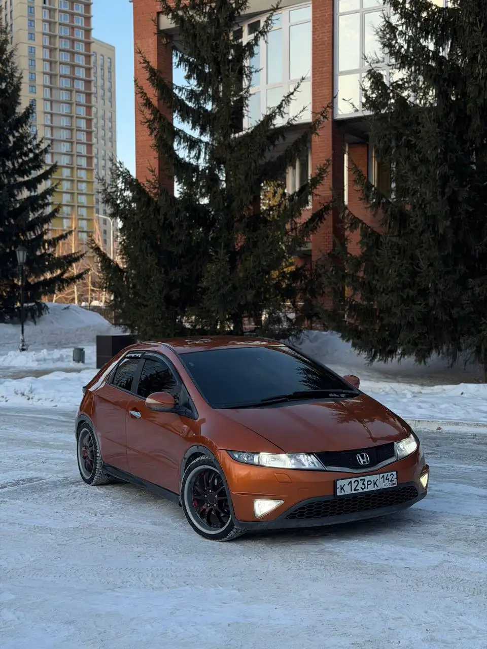 Honda Civic 2008 года с роботизированной коробкой передач - Легковые автомобили (Авто) в Новосибирск