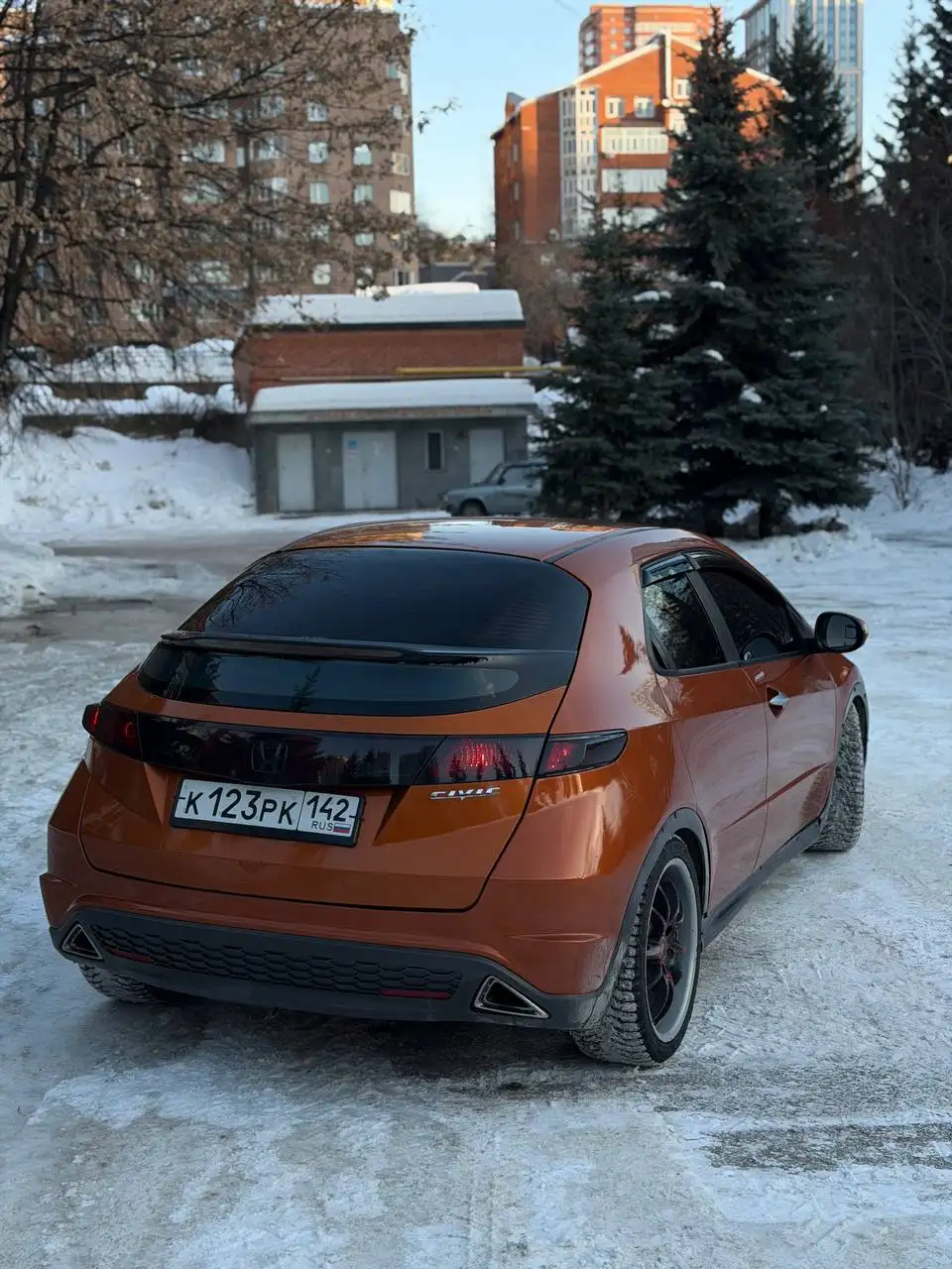 Honda Civic 2008 года с роботизированной коробкой передач - Легковые автомобили (Авто) в Новосибирск