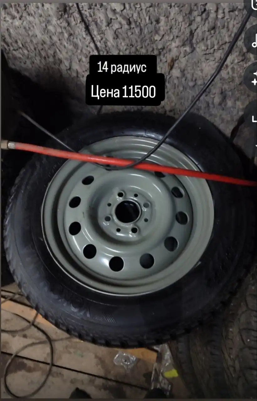 Продажа зимних колес в сборе на ВАЗ 13-14-15 радиус - Шины и диски (Запчасти) в Саранск