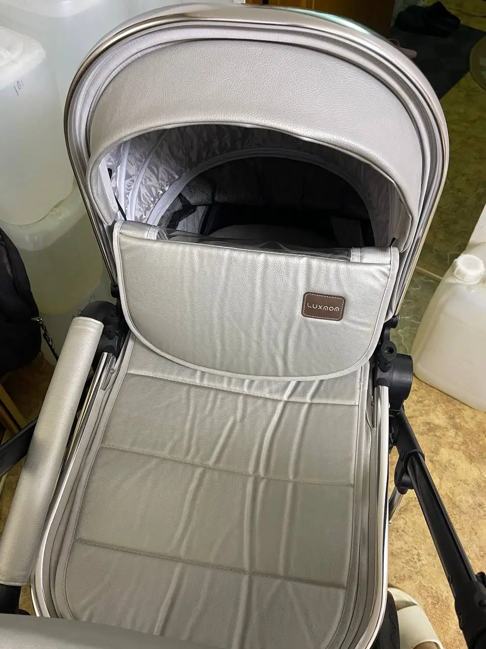 Коляска прогулочная Luxmom 2в1 кожа - Коляски (Товары для детей) в Владивосток