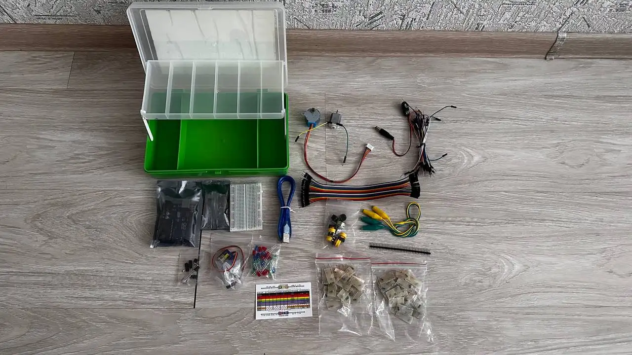 Набор Схемотехники РОББО с Arduino UNO R3 - Радиодетали и компоненты (Электроника) в Владивосток
