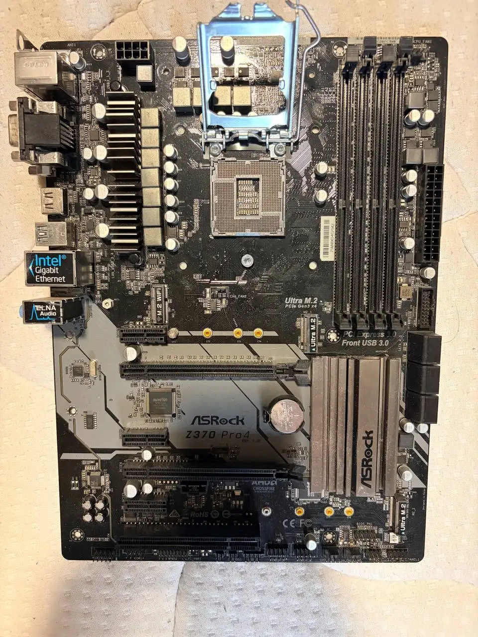 Материнская плата ASRock Z370 Pro4 - Компьютеры и комплектующие (Электроника) в Владивосток