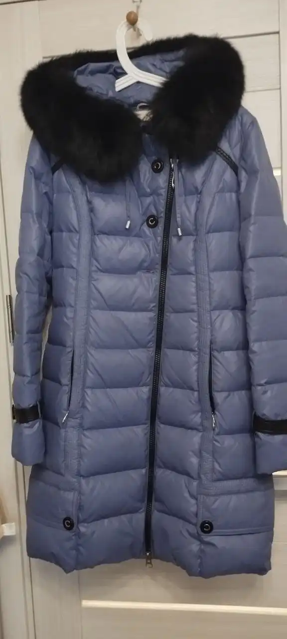 Продам пальто с натуральным мехом