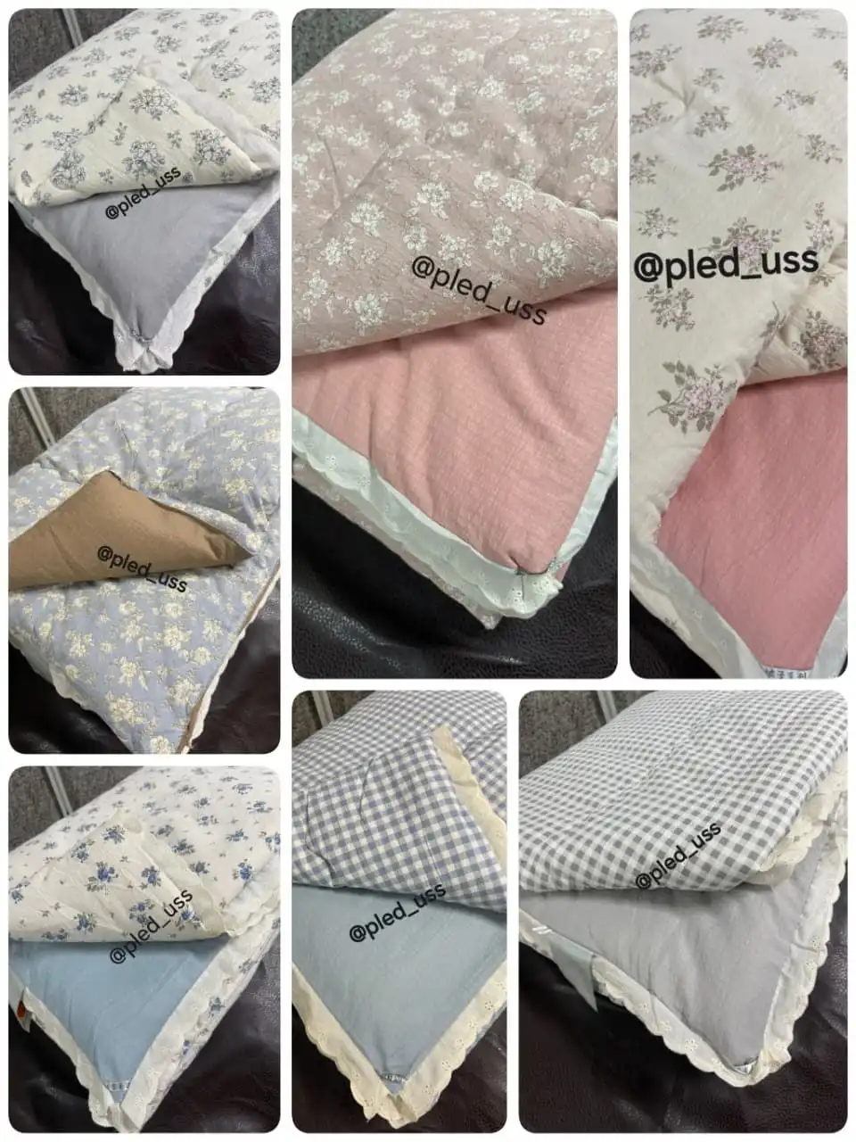 Муслиновое постельное белье с готовым одеялом