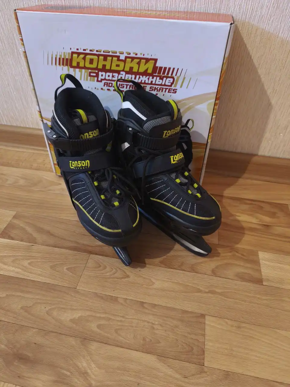 Продам детские раздвижные коньки размер 32-36