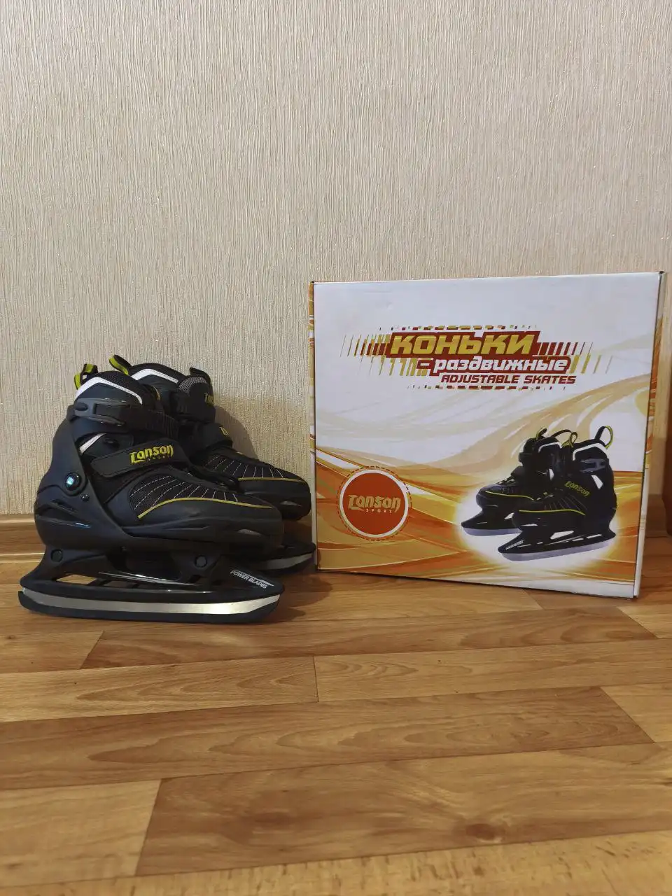 Продам детские раздвижные коньки размер 32-36