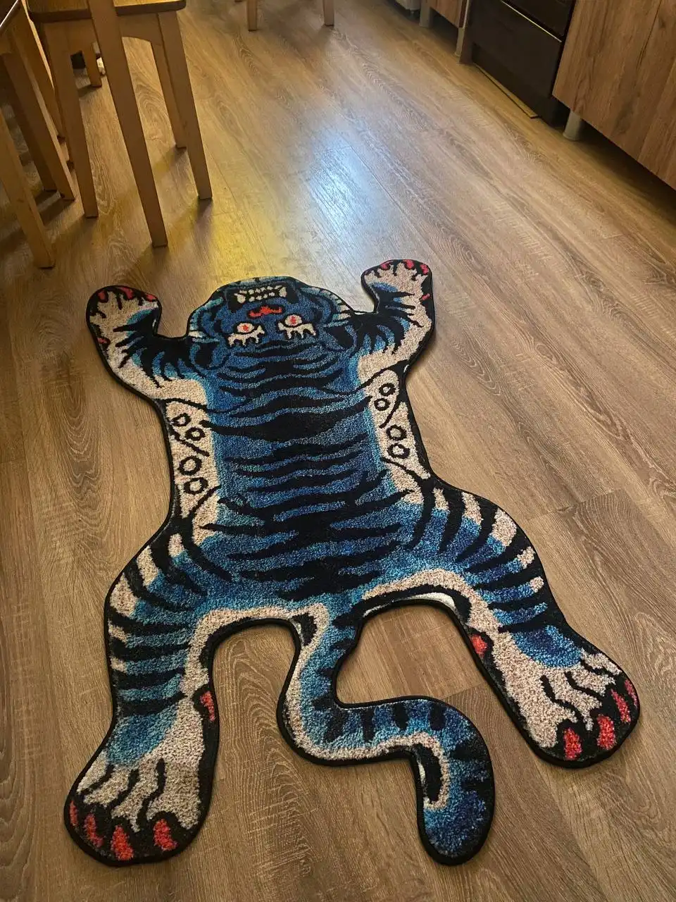 Ковер Gucci Blue Tiger 120x80 см - Ковры (Барахолка) в Владивосток