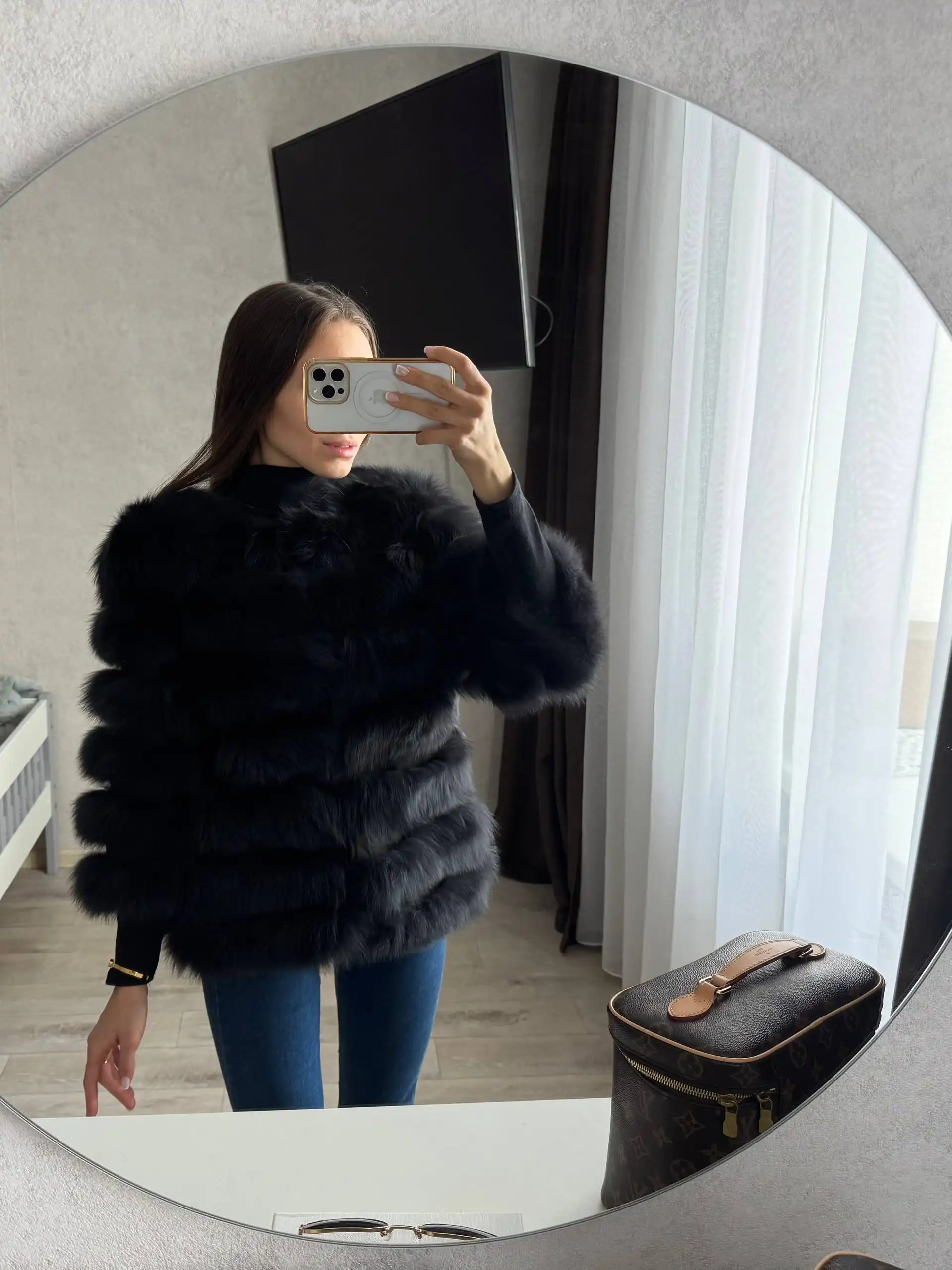 Натуральная шуба из песца 3 в 1 - Верхняя одежда (Одежда) в Владивосток