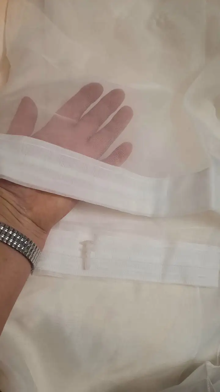 Белая прозрачная тюль б/у - Текстиль (Для дома и дачи) в Владивосток