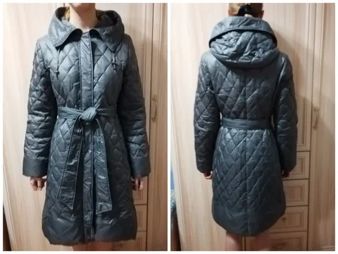 Пуховик графитового цвета размер 46-48 - частное объявление в Владивосток