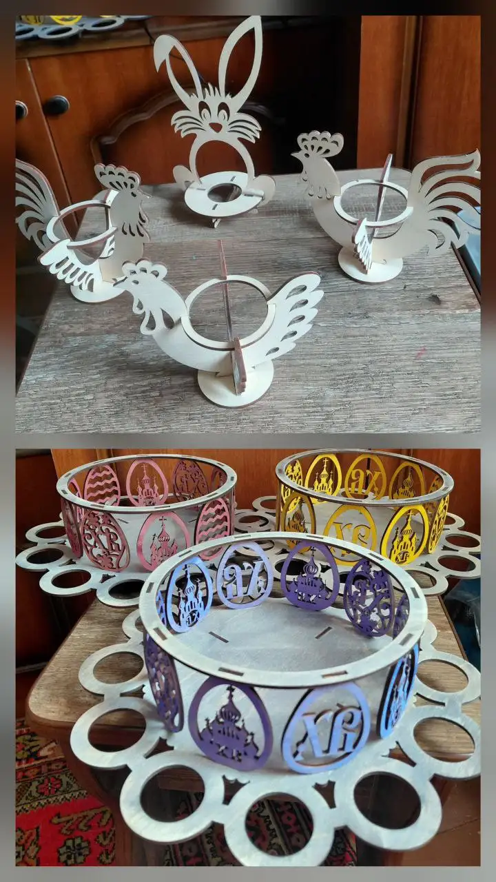 Изделия из фанеры к Святой Пасхе - Пасхальные украшения (Хобби и отдых) в Уссурийск