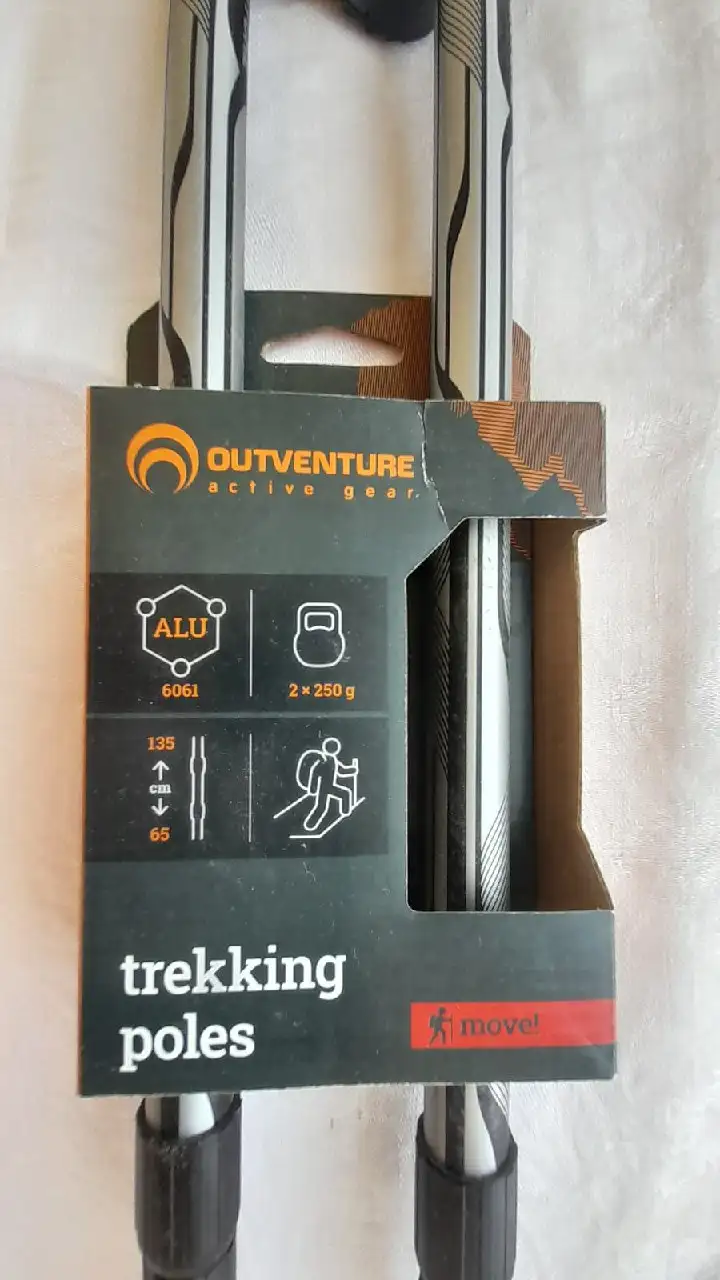 Продажа новых трехсекционных телескопических палок Outventure - Туристическое снаряжение (Хобби и отдых) в Благовещенск