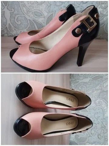 Элегантные туфли персикового цвета 37 размер - Юбки в Владивосток