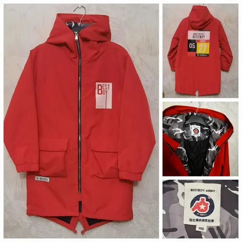 Облегчённая куртка б/у размер 140 - Костюмы в Владивосток