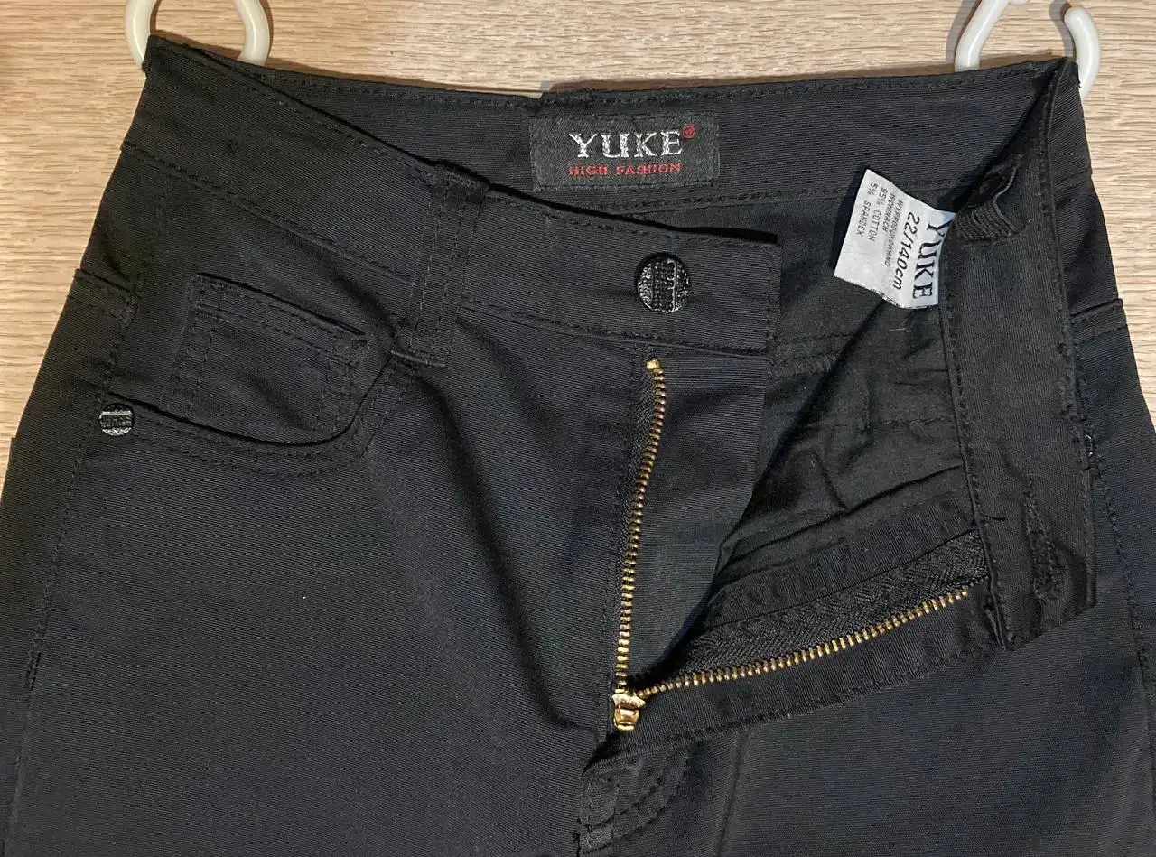 Брюки YUKE прямые черные для школы - Брюки (Одежда) в Владивосток