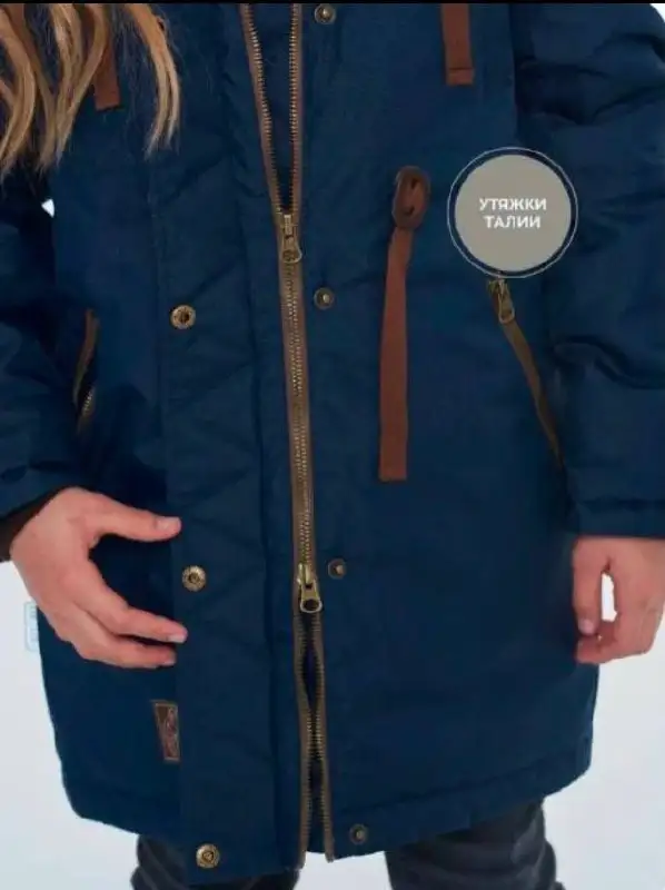 Парка зимняя Ruff Tuff для девочки размер 128 - Детская одежда (Одежда) в Владивосток