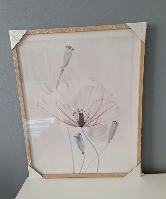 Картина Белый мак 40х50 см - частное объявление в Владивосток