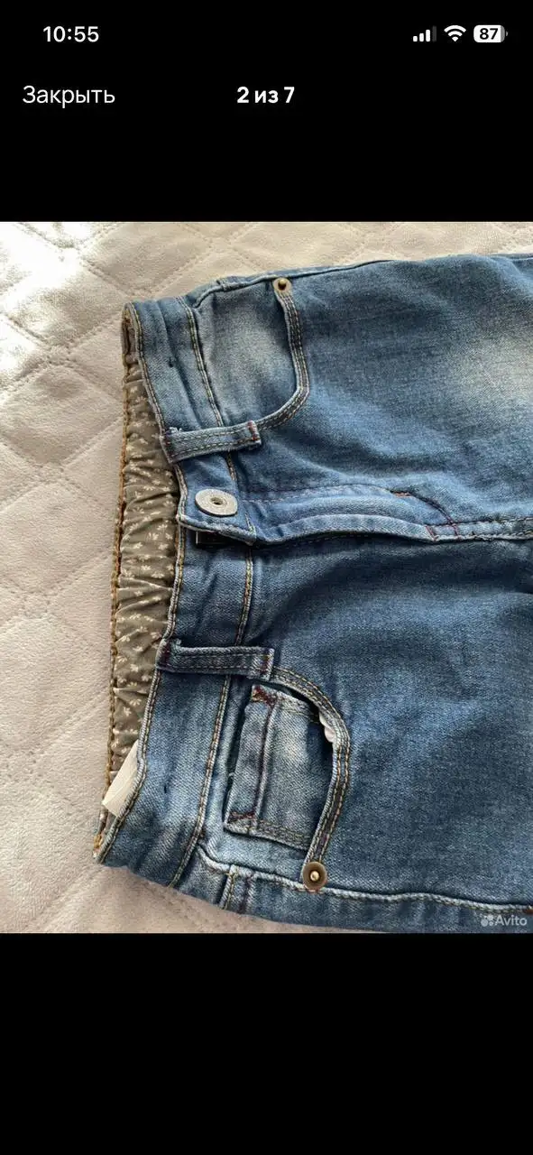 Джинсы для девочки 110 см - Детская одежда (Одежда) в Владивосток