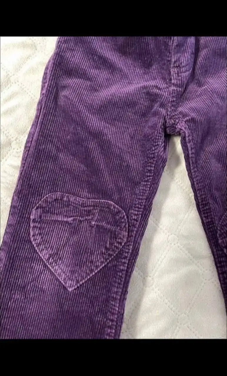 Детские фиолетовые вельветовые брюки - Одежда для детей (Товары для детей) в Владивосток