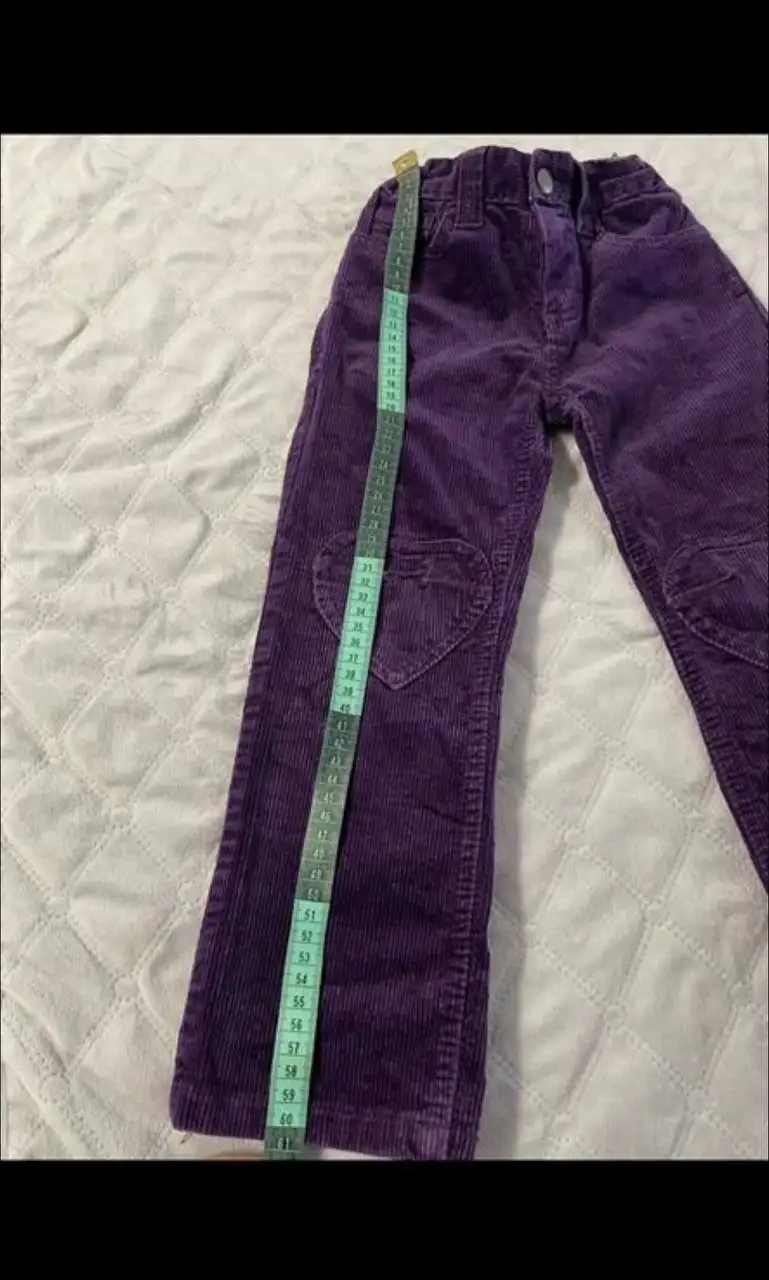 Детские фиолетовые вельветовые брюки - Одежда для детей (Товары для детей) в Владивосток
