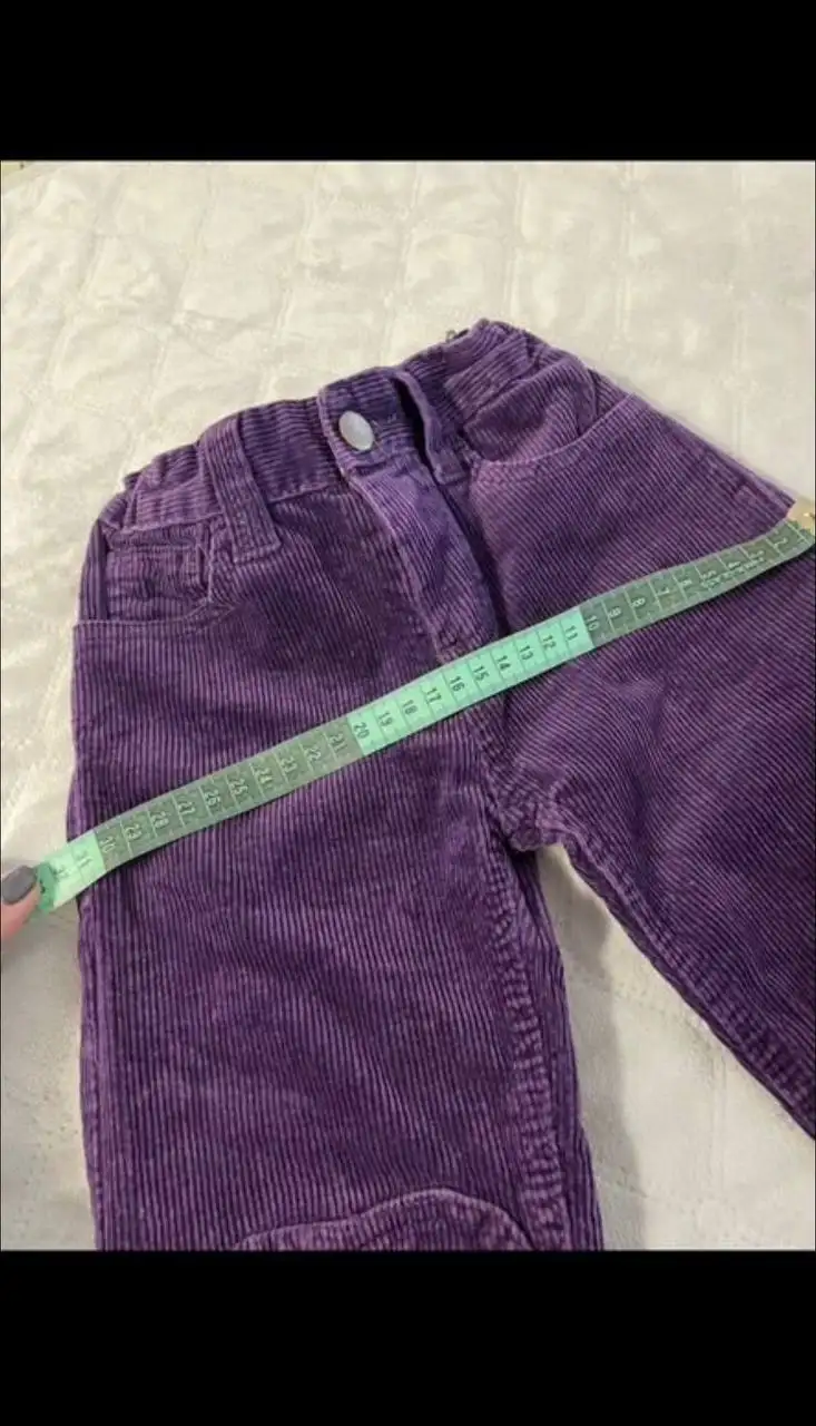 Детские фиолетовые вельветовые брюки - Одежда для детей (Товары для детей) в Владивосток