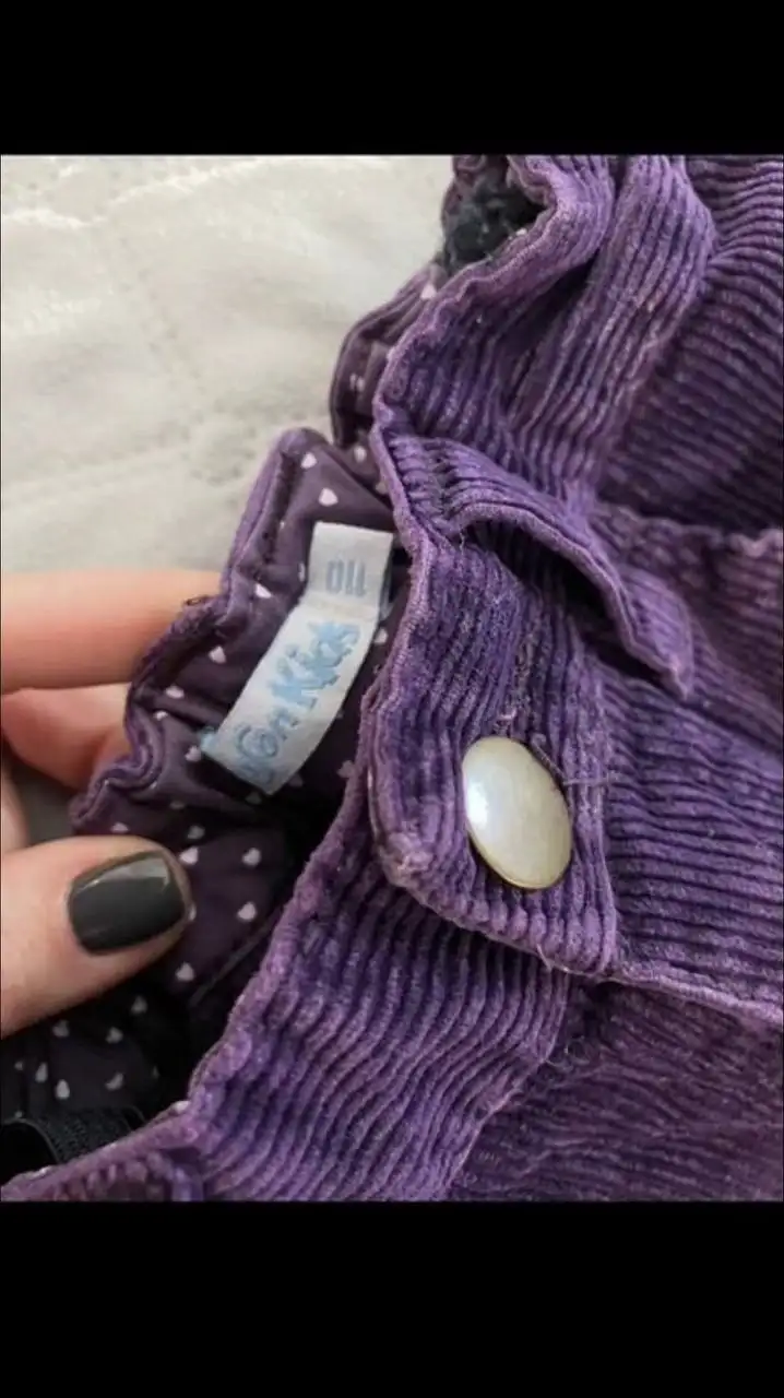 Детские фиолетовые вельветовые брюки - Одежда для детей (Товары для детей) в Владивосток