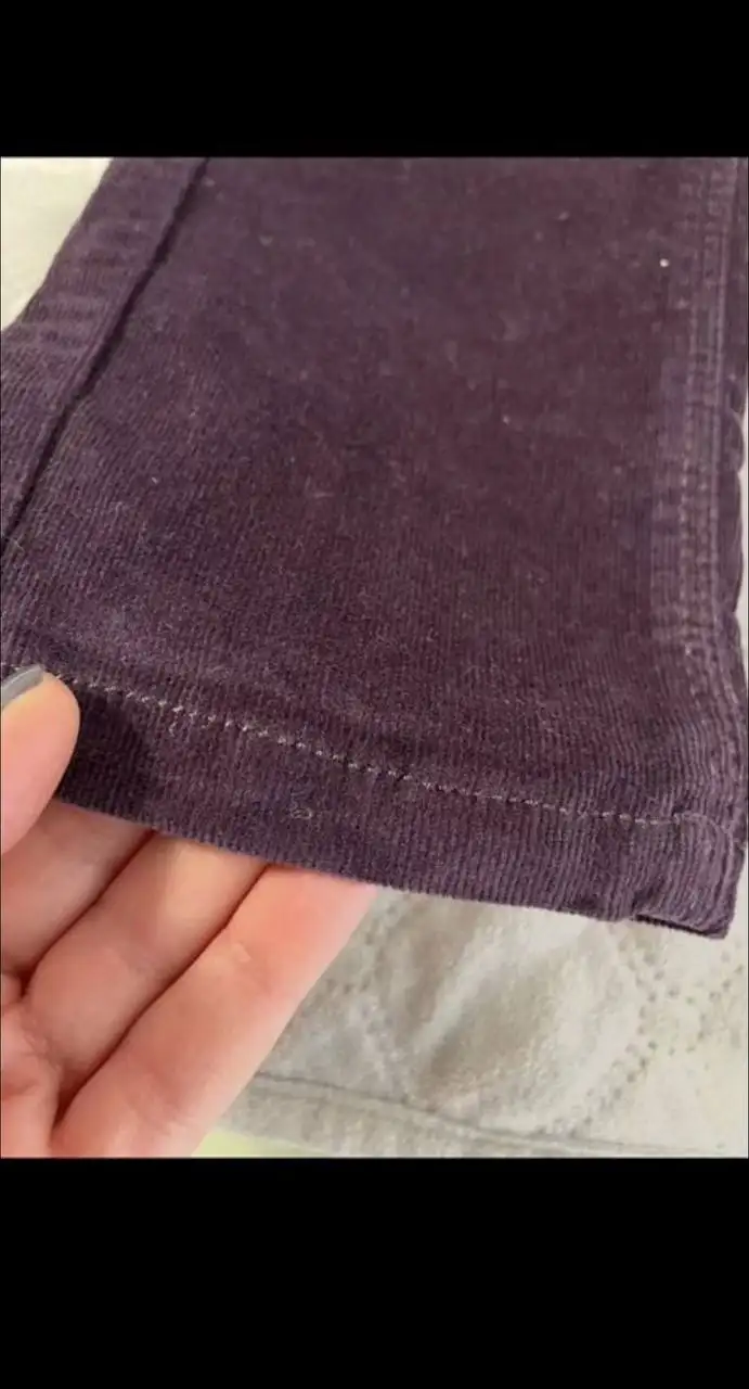 Фиолетовые вельветовые брюки для девочки на рост 140 см - Детская одежда (Одежда) в Владивосток