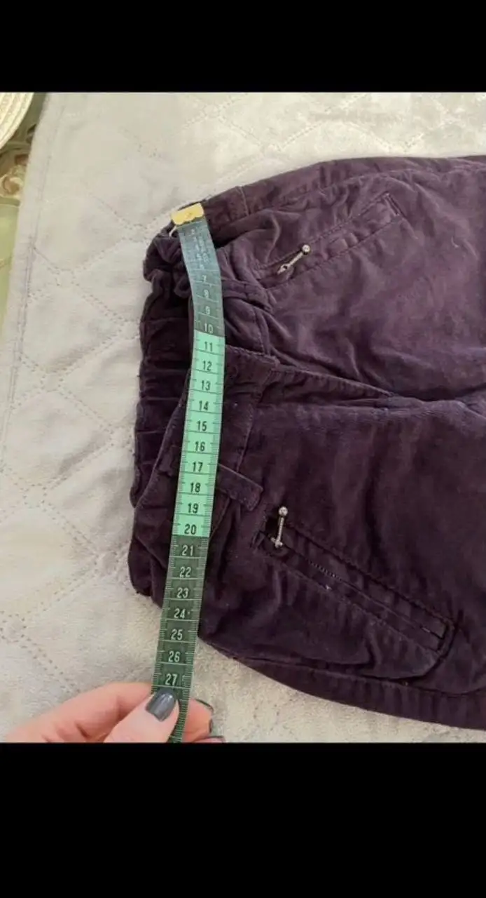 Фиолетовые вельветовые брюки для девочки на рост 140 см - Детская одежда (Одежда) в Владивосток