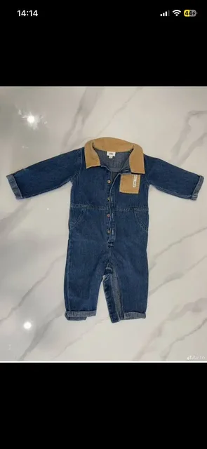 Джинсовый комбинезон для мальчика 62-68 см - Уход за младенцами в Владивосток