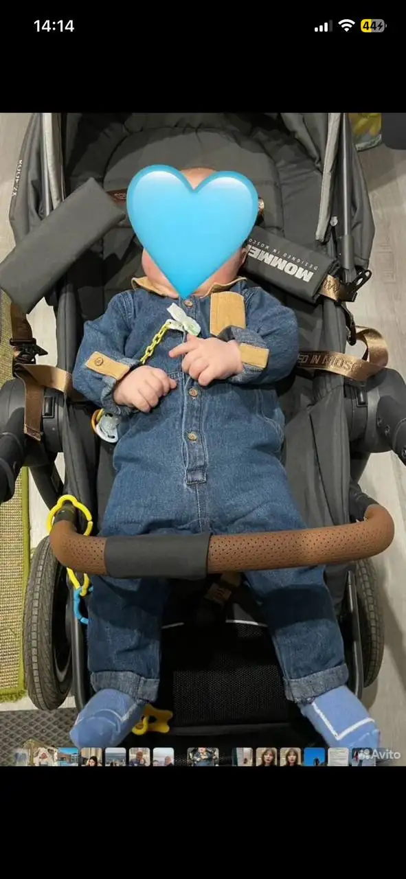 Джинсовый комбинезон для мальчика 62-68 см - Одежда для детей (Товары для детей) в Владивосток