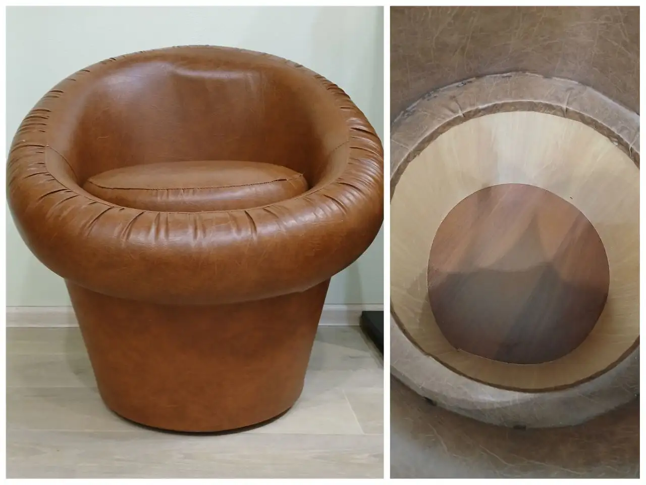 Пуфик-кресло со спинкой и ящиком для хранения - Для дома и дачи в Владивосток