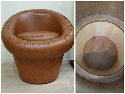 Пуфик-кресло со спинкой и ящиком для хранения - Постельное белье в Владивосток