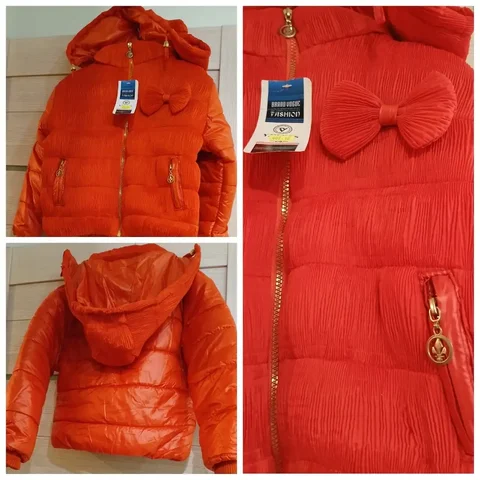 Детская куртка для девочки оранжевого цвета - Переноски и рюкзаки в Владивосток