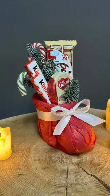 Новогодние светящиеся букеты из бабочек