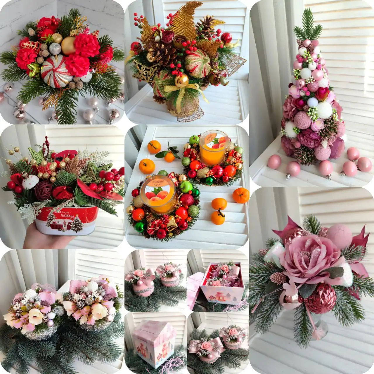 Атмосферный новогодний декор ручной работы